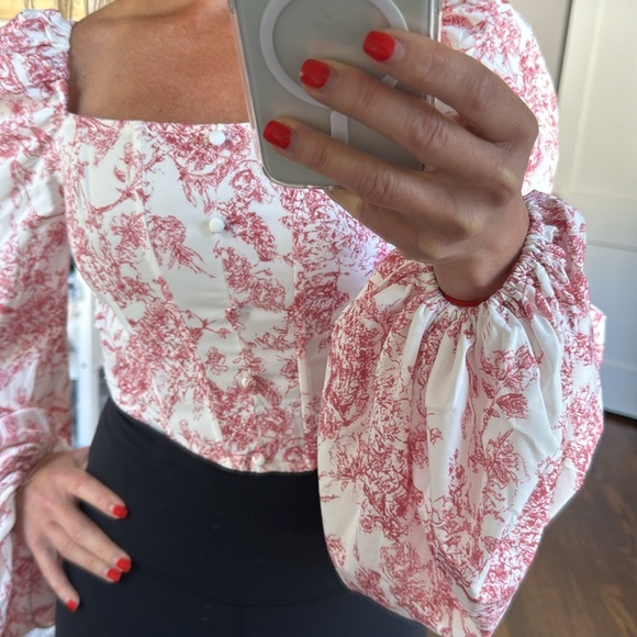 NWT Misguided Corset Porcelain Top Size 2 - Picture 4 of 9